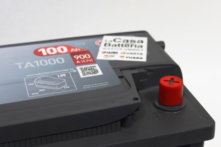 Tudor TA1000. Batteria dell'auto Tudor 100Ah 12V